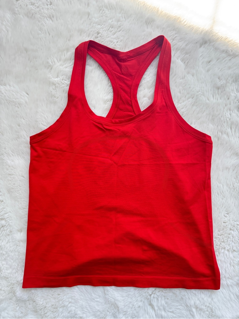 Lululemon Swiftly Tech Racerback Tank Red Orange